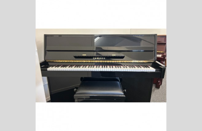 Yamaha Polished Ebony C110A Upright Piano, Used - All Inclusive Premium Package (SN:C34776) - Image 1